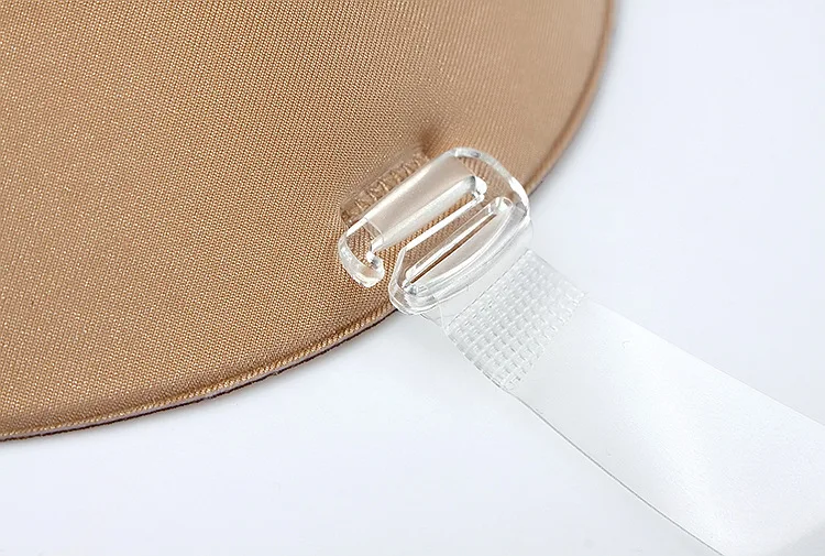 Lala Movable Convertible straps Thickness Breathable Self Adhesive Push UP Invisible Silicone breast Strapless free bra