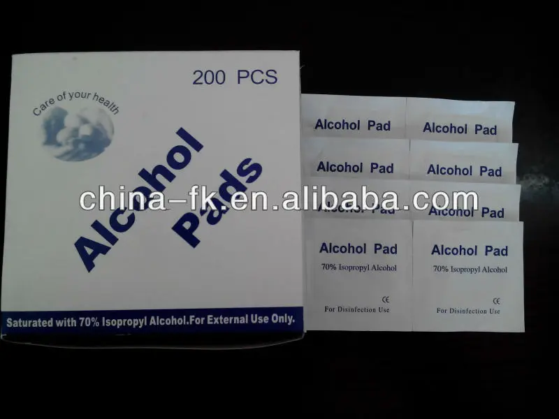 70% изопропиловые спиртовые прокладки