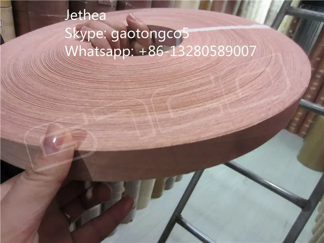 Trade Assurance Natural wood veneer edge banding PVC edge banding