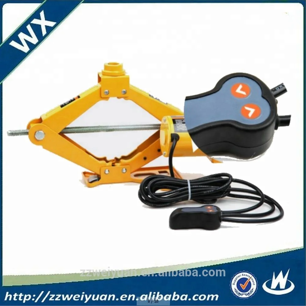 High Quality Car Emergency Tools 2 Ton 12 V Electric Portable Car Lift Jack with CE ROHS Certification WX-2TA