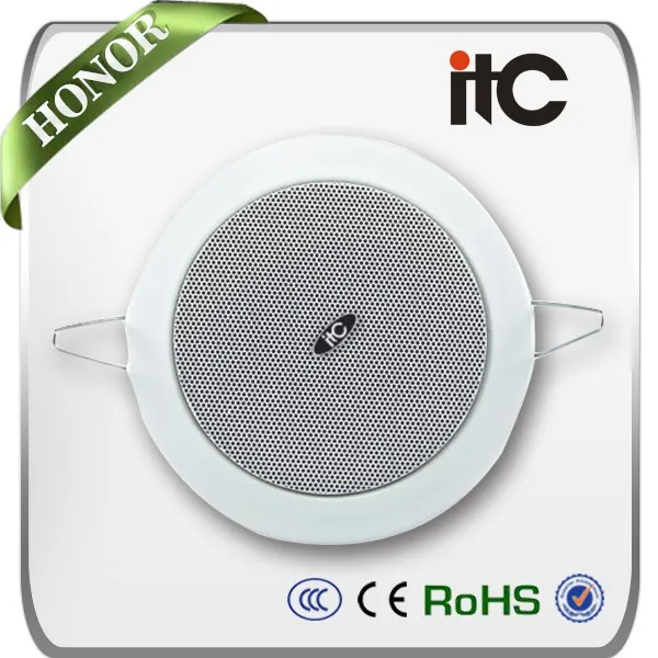 МТЦ T-104G Лучшие По Рейтингу Пружинный Зажим Из Нержавеющей Стали 6 Вт Главная Потолочный Громкоговоритель 4 дюймов