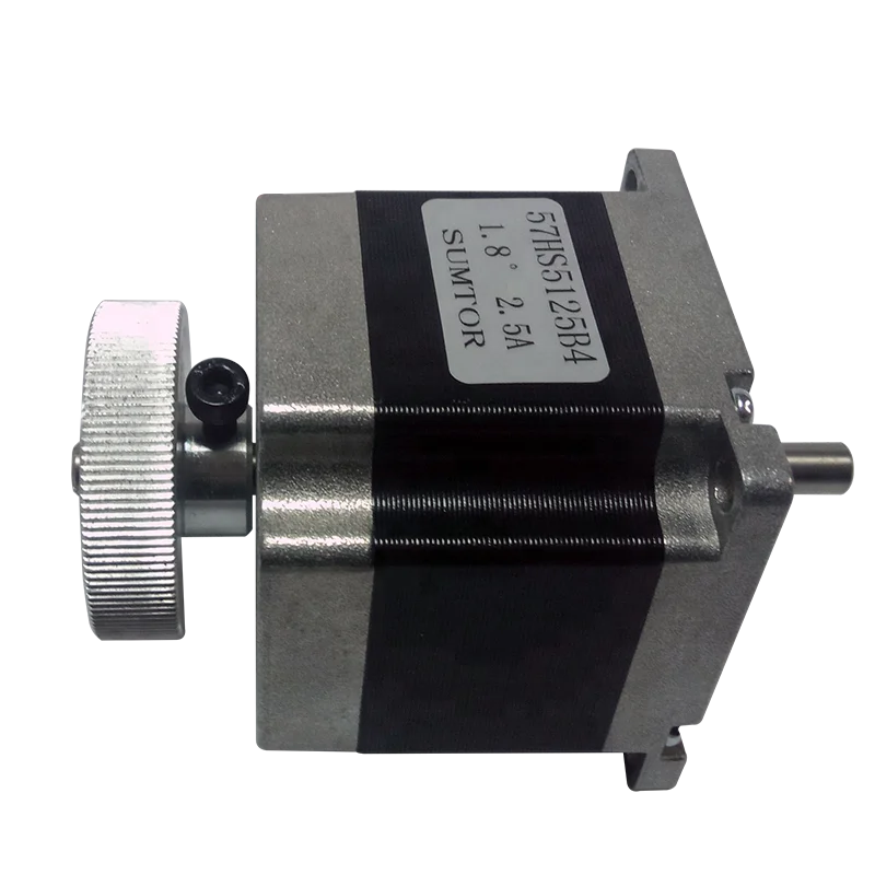 Детали двигателя, ручное колесо из алюминиевого сплава для шагового двигателя nema 23