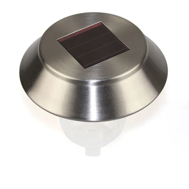 Солнечный садовый светильник для газона с полюсом из нержавеющей стали, Солнечный Шаровой светильник для сада