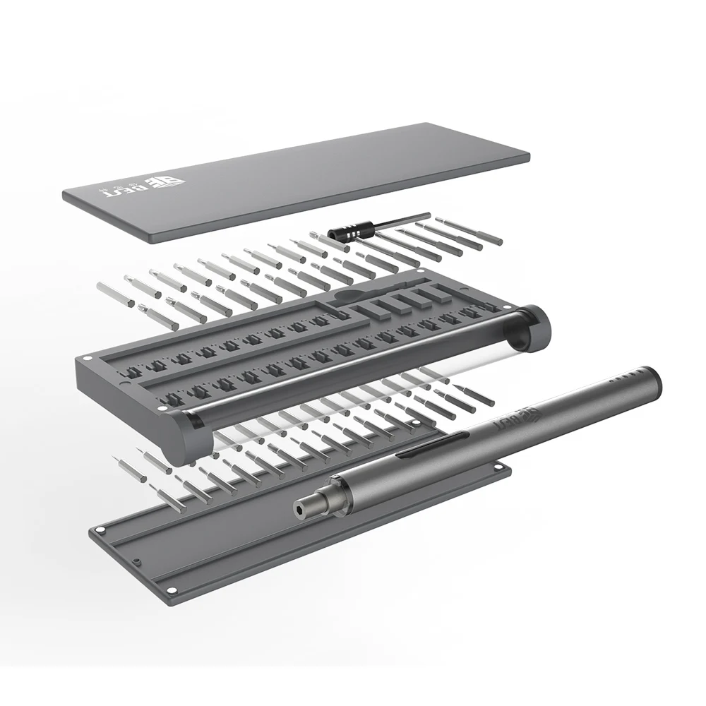 
BESTOOL 57 in 1 With Magnet Pad Magnetizer Electric Screwdriver Set Rechargeable Mini Cordless Power Screw Driver Kit 