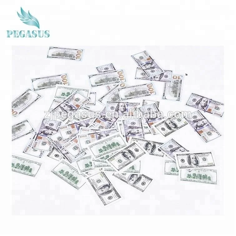 Wholesale party supply dollar money confetti cannon for celebration