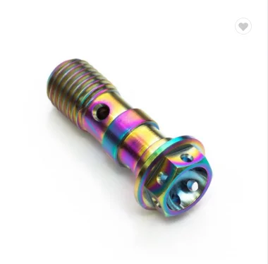 DIN 6921 M6 M8 Banjo gr5 titanium flange bolt for motorcycle