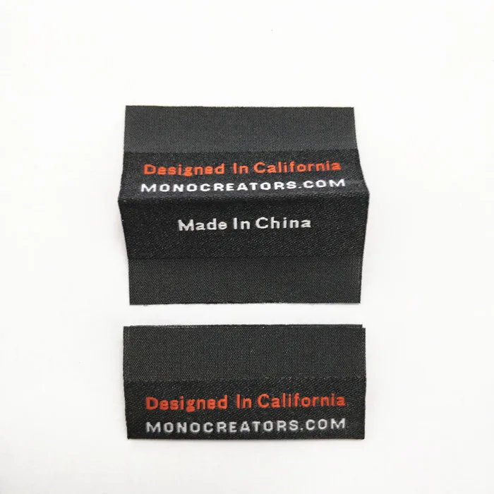 Cheap Textile Label Custom Hem Tags Garment Labels Custom Size Main Labels Woven Polyester,100% Polyester T/T & Paypal Opp Bag
