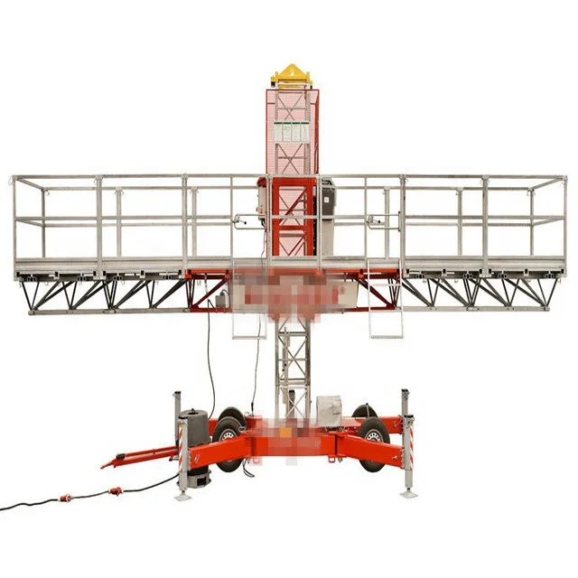 
Heavy load capacity mast climber work platform/gondola/cradle/swing stage/scaffolding 