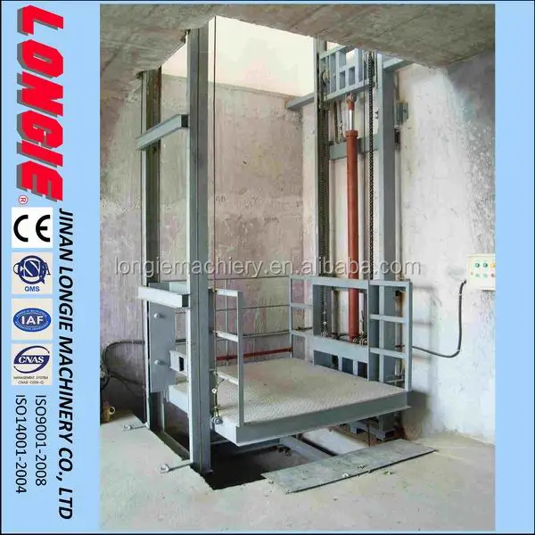 
2 floor hydraulic cargo lift / elevator LISJD2.0-4.5 
