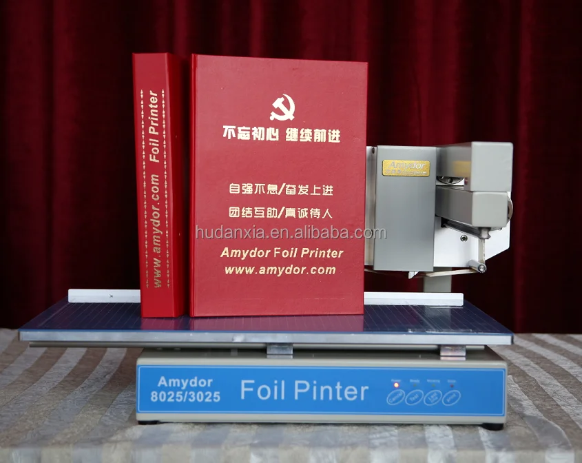 high quality Digital /electric/automatic flat 3025 hot stamping gold/silver aluminum foil printer