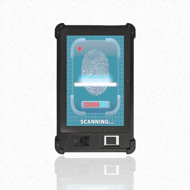 FP08W Free SDK Rugged IP65 Waterproof Windows 10 Tablet Fingerprint Machine