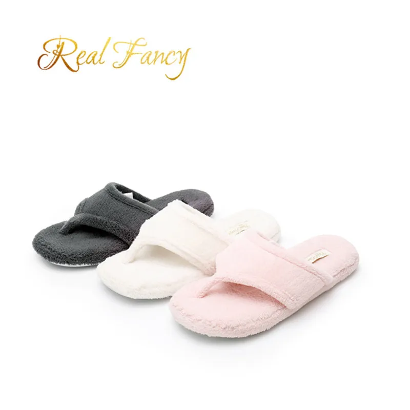 Terry Cloth Upper Custom Ladies Open Toe Fashion Indoor Slippers for Women Ladies