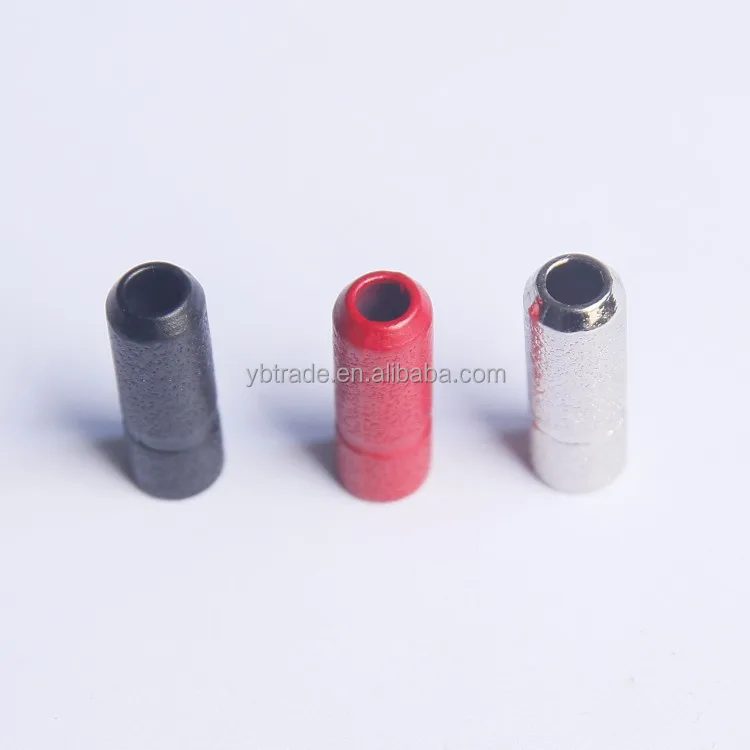 Bullet drawstring cord end metal stopper for apparel