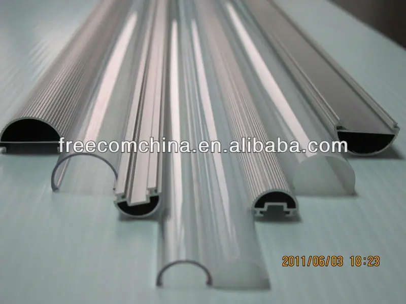 Прозрачная/диффузная крышка из поликарбоната T8 светодиодные трубчатые фитинги