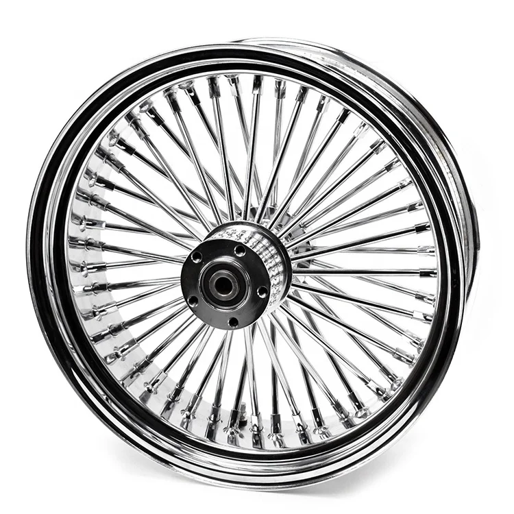 18inch Custom steel Spoke Motorcycle Wheels For Harley