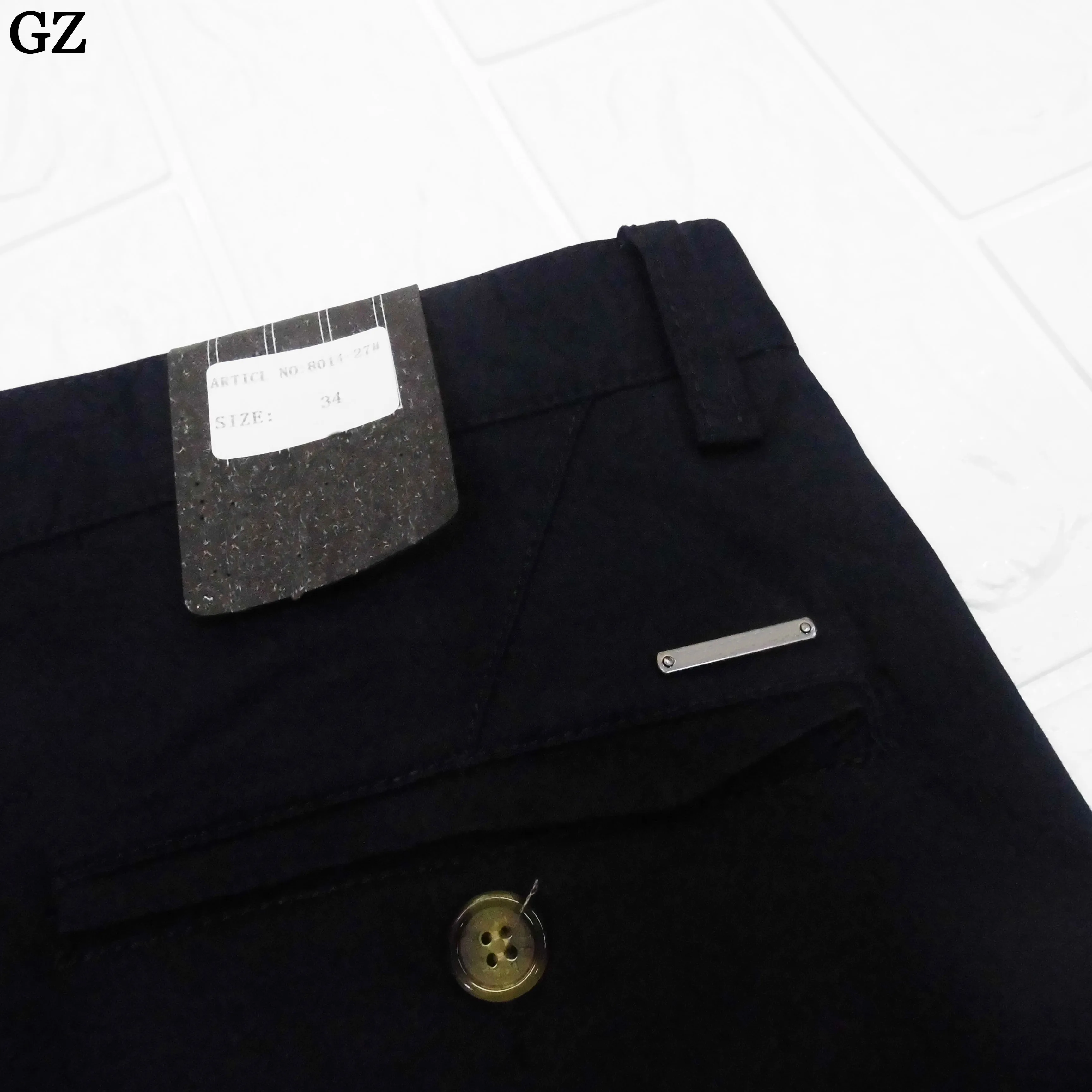 2018 высококачественные хлопковые брюки, мужские брюки, зауженные, Гуанчжоу