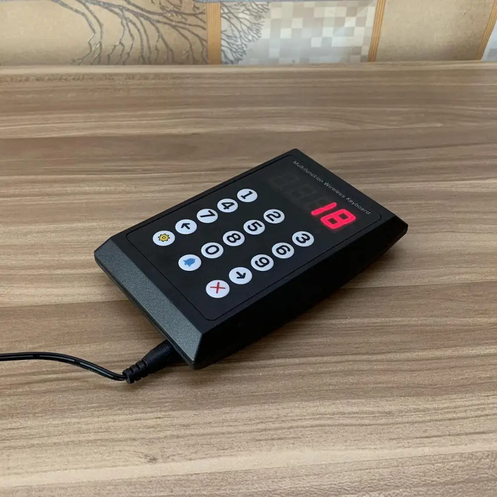 wireless calling system restaurant pager with LED display panel