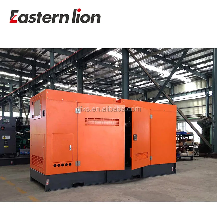 Easternlion 130kw 163kva Designed by denyo 3 phase 400V brushless alternator water cooled 130kw silent diesel generator