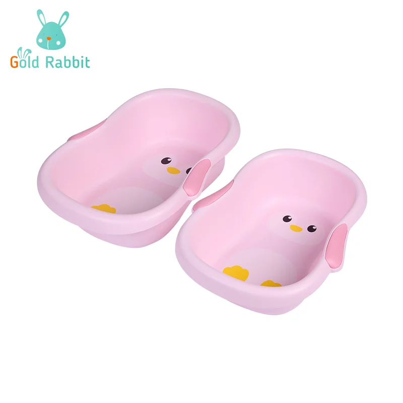 Inequality in size plastic children basin washing baby basin