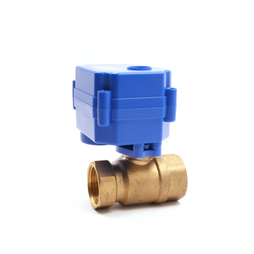 Mini Control Flush Agricultural Irrigation Electric Motorized Brass Ball Valve Controller Pool System Equipment