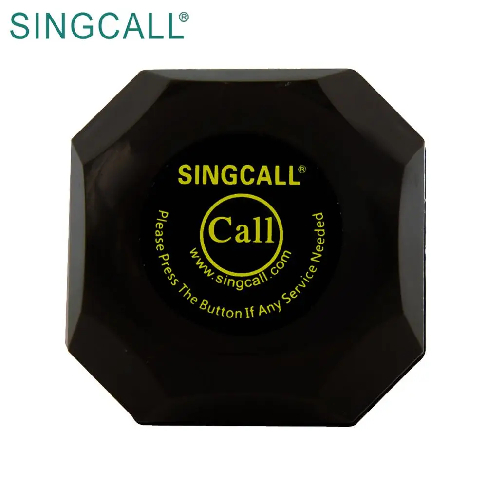 
SINGCALL CE FCC certificate restaurant waiter wireless call bell system 