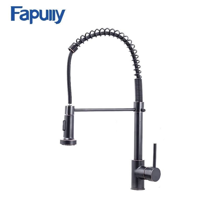 Вращающийся вращающийся 2-функциональный смеситель для выхода воды смеситель кухонный смеситель для украшения дома масляный Бронзовый современный