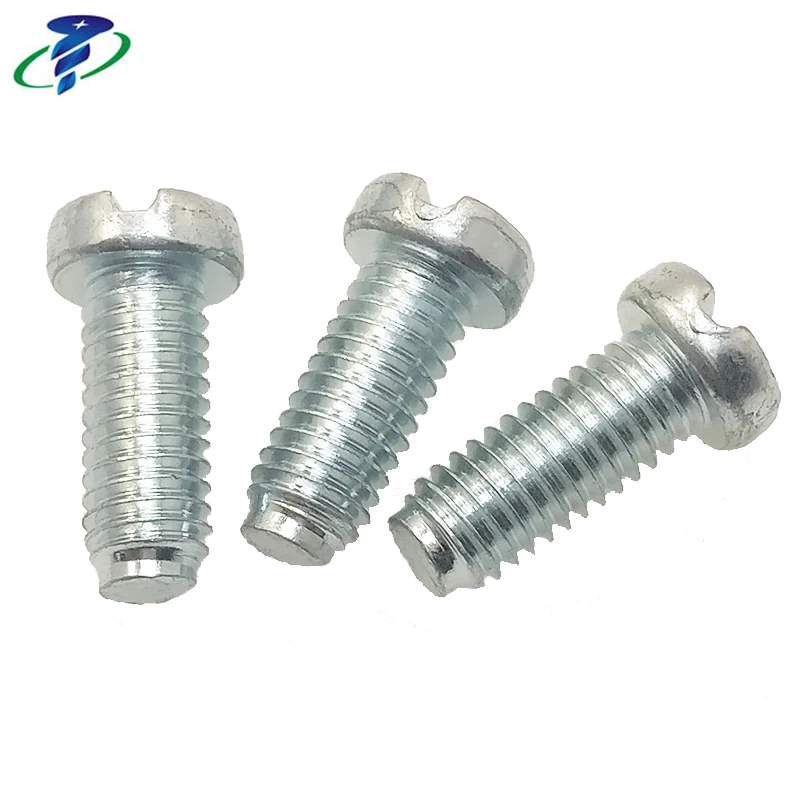 Combination pozi drive recess pan head terminal screw