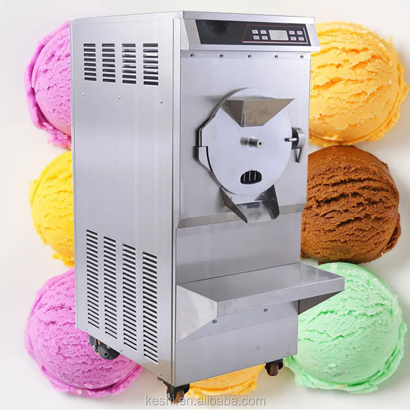 Italian Gelato Hard Ice Cream Maker Machine With 32L/H