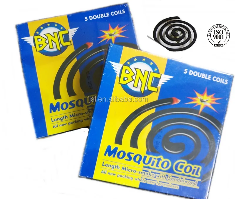 Quanzhou Mosquito Coil Factory Top Brand No Smoke Eco-friendly Black MOSQUITOES Africa Popular Wholesale Original BNC Disposable