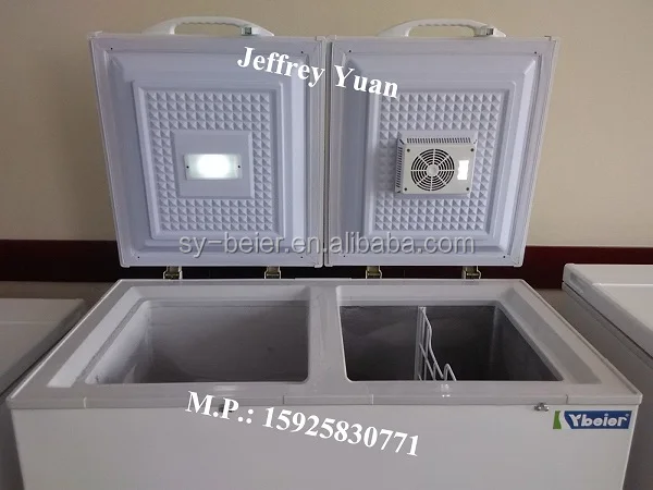 335L ultra energy efficient solar deep freezer with 110mm insulation