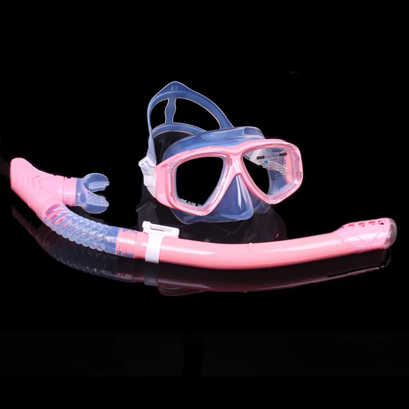 
Diving Snorkeling Scuba Snorkel with Goggles Mask Set 