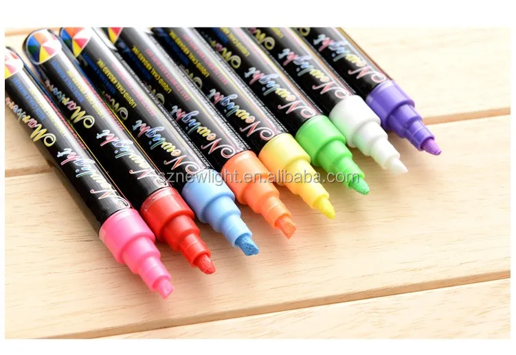 Fluorescent Marker Pen for LED Writing Board/Neon color LED writing board pen/liquid pen
