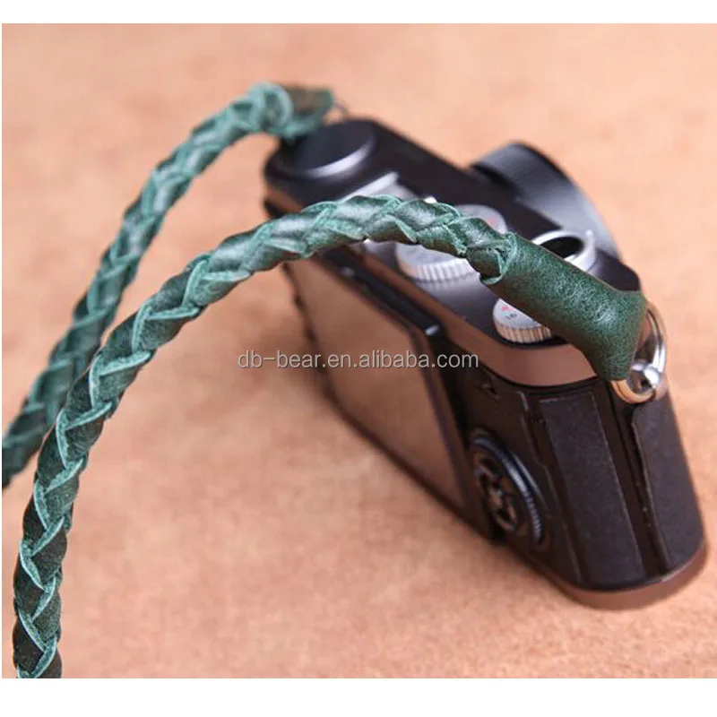 
high quality cowhide strap handmade leather camera strap 