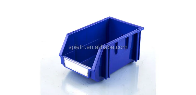 Plastic Rack Wall Mounted Box Storage Organizer Rack Garage Tools Bin