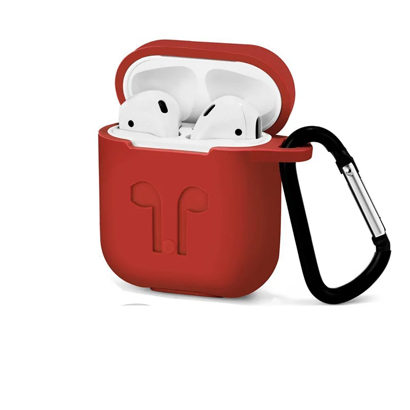 Ударопрочный силиконовый чехол для Apple Airpod зарядный Защитный густой ударопрочность кожных покровов аксессуары