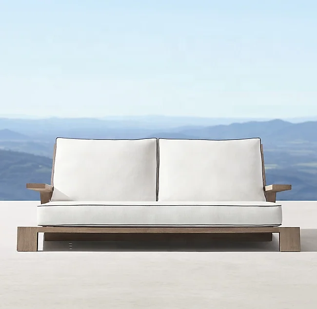 Outdoor quality teak garden furniture teak outdoor patio furniture lounge sofa set