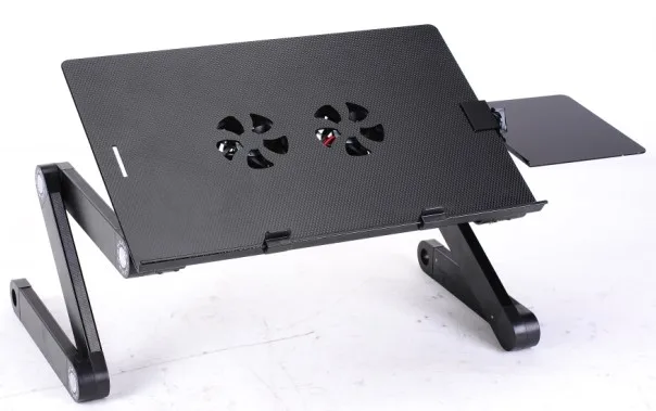 Adjustable Folding  Cooling Laptop Table  Stand for bed