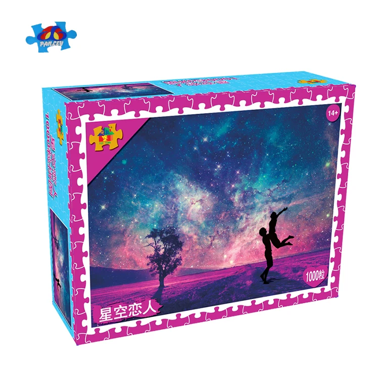 
New Best Selling Made in China Paper Puzzle 1000 Pieces Games for Children 