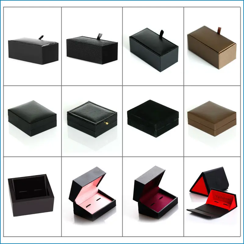 Cufflink box Jewelry Display Plastic Box have stocks