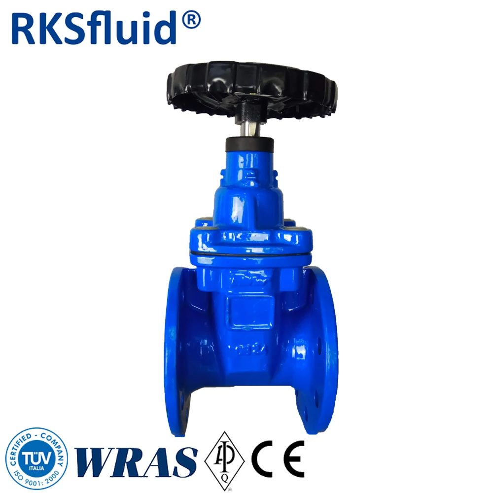 DIN F4 flanged gate valve DN100 4 inch Manual cast iron water gate valve