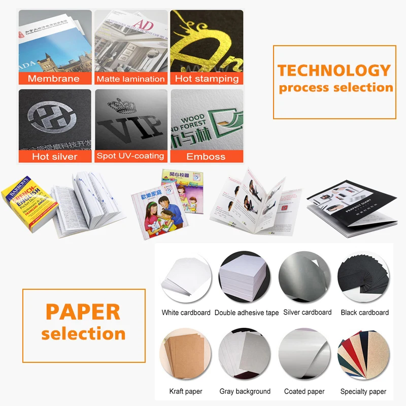 Printing factory design express brochure a5 flyer magazine catalogue