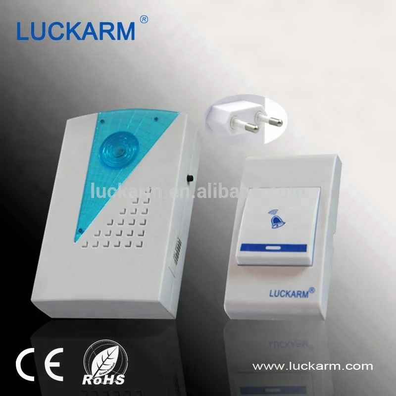wireless remote doorbell luckarm door bell with button