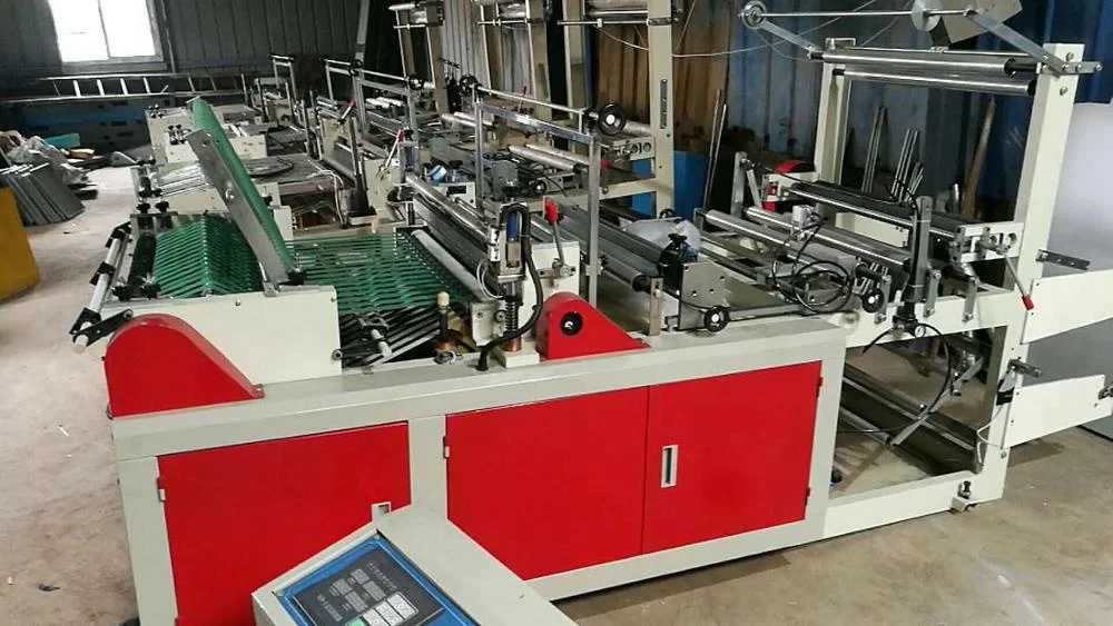Ruipai Brand Side Sealing Heat Cutting BOPP/PVC/PET/PP Express Bag Making Machinery