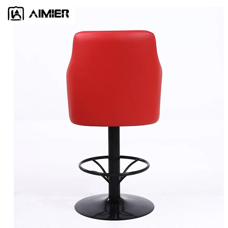 Fashion Seat Casino Chairs Height Adjustable Slot Chairs Textured Leather Poker Table Red Chairs
