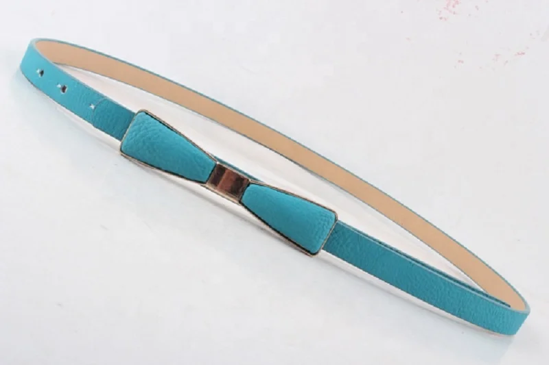 Fashion woman PU wide belt with rose gold belt buckle