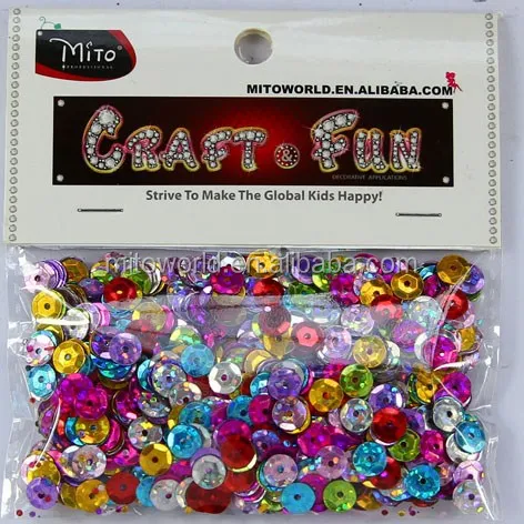 8x8mm copper colorful Spangle Sequin in bulk