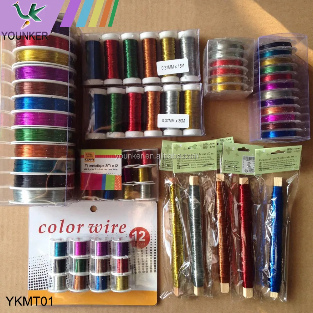 Wholesale Different Colour Coated Jewelry Copper wire