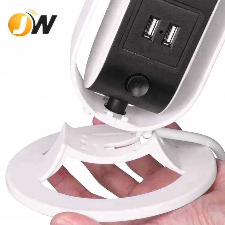 CE FCC Certified Universal Plug Power Strip 250V 10A with 2 USB Charging Port