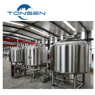 China Tonsen 100 litre beer brewery brewhouse system with mash lauter boiler