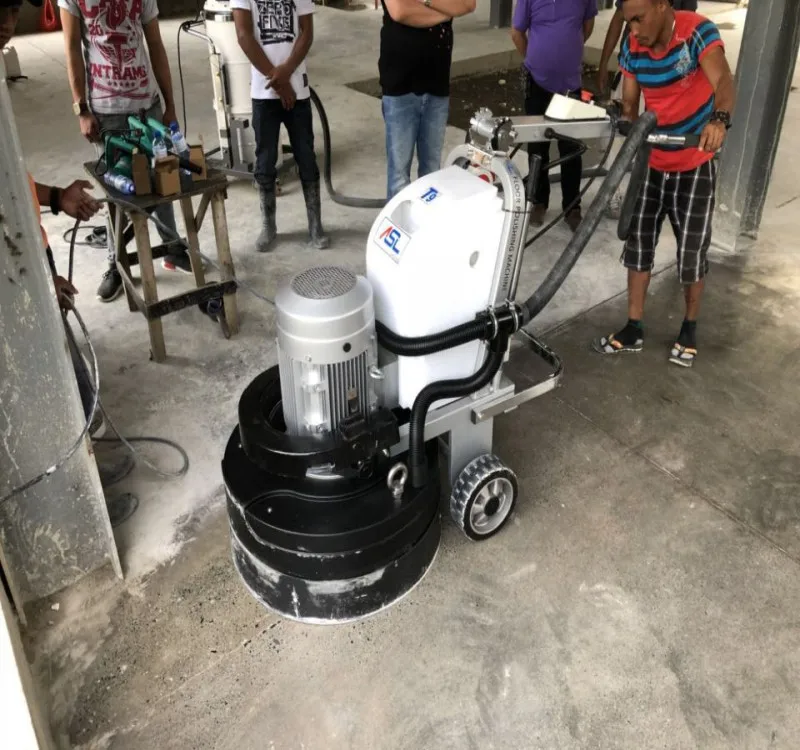 Как использовать бетонные шлифовальные машины и ASL T8